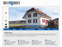 Tablet Screenshot of maler-muhen.ch